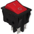 ALPHA ELETTRONICA SR - ALP320-002 INT NOR BILANCERE 2P ON/-/OFF FASTON 6.3