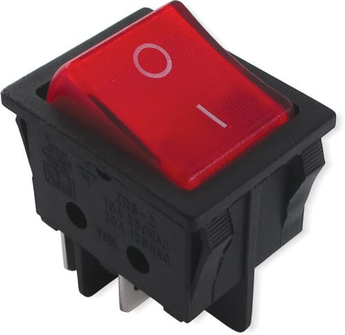 ALPHA ELETTRONICA SR ALP320-006 INT NOR BILANCERE 2P ON/-/OFF FASTON 6.3
