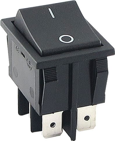 ALPHA ELETTRONICA SR ALP320-012 INT NOR BILANCERE 2P ON/-/OFF FASTON 6.3