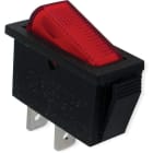 ALPHA ELETTRONICA SR ALP320-014 INT BILANCERE 1P ROSSO ON/OFF FASTON 6.3