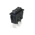 ALPHA ELETTRONICA SR - ALP320-020 Deviatore - Nero - 1P - SPCO - (ON)/OFF/(ON) - 15A@250V - 3 term. faston 4,8
