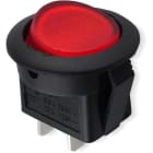 ALPHA ELETTRONICA SR - ALP320-058 Interruttore - Rosso - 1P - SPST - ON/OFF - 6.5A@250V - 2 term. faston 4,8