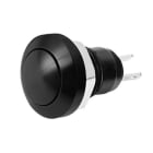 ALPHA ELETTRONICA SR - ALP330-007B Pulsante - Nero - 1P - SPST - OFF/(ON) - N.A. - 2 term. a saldare