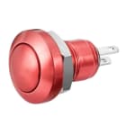 ALPHA ELETTRONICA SR - ALP330-007R PULS.1PON/OFF SALDARE ZN-AL ROSSO 8MM