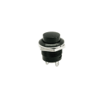 ALPHA ELETTRONICA SR - ALP330-010/1 INT PULSANTE 1PON/OFF PLAST.SALD. NERO