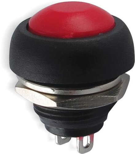 ALPHA ELETTRONICA SR ALP330-012 INT PULSANTE 1PON/OFF SALDARE ROSSO