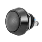 ALPHA ELETTRONICA SR - ALP330-013B Pulsante - Nero - 1P - SPST - OFF/(ON) - N.A. - 2A@250Vac - 2 term. vite