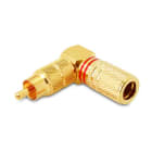 ALPHA ELETTRONICA SR ALP17-86 SPINA RCA POLARIZZATA ROSSA A 90 ORO