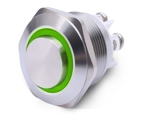 ALPHA ELETTRONICA SR ALP330-058-4 PULS.ANTIVAN.1PON/-/OFF VITE 12V VERDE
