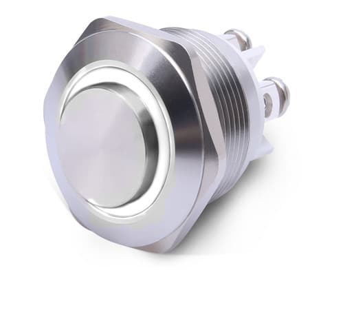 ALPHA ELETTRONICA SR ALP330-056-6 PULS.ANTIV.1PON/-/OFF VITE 24V BIANCO