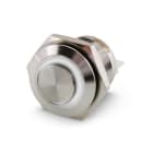 ALPHA ELETTRONICA SR - ALP330-058-6 Pulsante momentaneo antivandalo ø16mm luminoso Bianco 12V - 1P - SPST - OFF/(ON) - N.A. - 3 term. vite