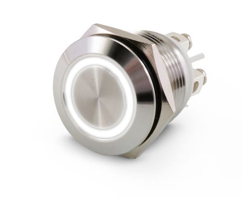 ALPHA ELETTRONICA SR ALP330-060-6 PULS.ANTIVAN.1PON/-/OFF VITE 24V BIANCO