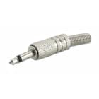 ALPHA ELETTRONICA SR - ALP11-10 ø3,5mm mono jack plug with spring cable guide