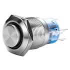 ALPHA ELETTRONICA SR - ALP330-065L-4 PULS.INT.1P ON/OFF SALD.ACCIAIO 19MM ...