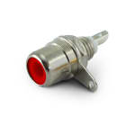 ALPHA ELETTRONICA SR - ALP18-4R Presa coassiale RCA da pannello - Rossa