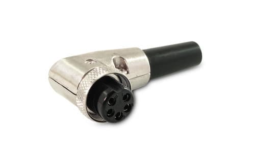 ALPHA ELETTRONICA SR ALP40-21 PRESA SCHER AD ANGOLO MICROFONI 5/6 POLI