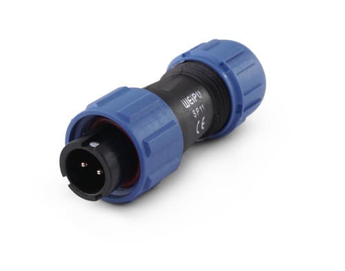 ALPHA ELETTRONICA SR ALP44-26 CONNETTORE CIRC.IP68 SP11 SPINA 2P5A