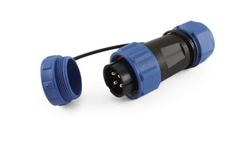 ALPHA ELETTRONICA SR ALP44-56 CONNETTORE CIRC.IP68 SP21 SPINA 4P30A