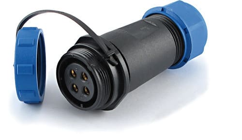 ALPHA ELETTRONICA SR ALP44-60 CONNETTORE CIRC.IP68 SP21 FEMMINA 4P30A