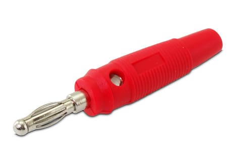 ALPHA ELETTRONICA SR ALP20-116-1 SPINA BANANA COLORE ROSSO 4MM