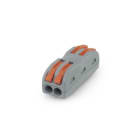 ALPHA ELETTRONICA SR - ALP542-22 Quick connector for cable clamp - two through poles - 4 clamps