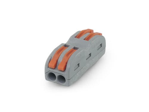 ALPHA ELETTRONICA SR ALP542-22 MORSETTO 2 POLI PASSANTE CON LEVE