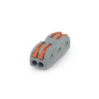 ALPHA ELETTRONICA SR ALP542-22 MORSETTO 2 POLI PASSANTE CON LEVE