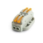 ALPHA ELETTRONICA SR - ALP542-22-1 Quick connector for cable clamp - two through poles - 4 clamps - with mounting base