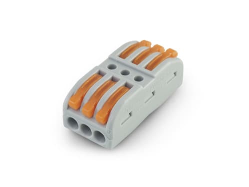 ALPHA ELETTRONICA SR ALP542-23 MORSETTO 3 POLI PASSANTE CON LEVE