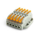 ALPHA ELETTRONICA SR - ALP542-25-1 MORSETTO 5 POLI PASS. CON FORI FISSAGGIO