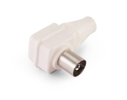 ALPHA ELETTRONICA SR ALP56 PRESA COASSIALE A 90 TV 9.5MM SCHERMATA