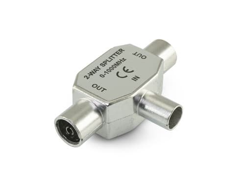 ALPHA ELETTRONICA SR ALP58-7 DISTR.COAX DA SP TV 9.5 A 2PR TV 9.5MM