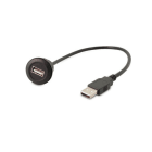 ALPHA ELETTRONICA SR - ALP64-527CNP ADATT.SP.USBA-PR.USBA PAN. NERO 30CM