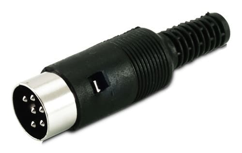 ALPHA ELETTRONICA SR ALP7-1 SPINA 6 POLI SCHERMATA DIN 45322