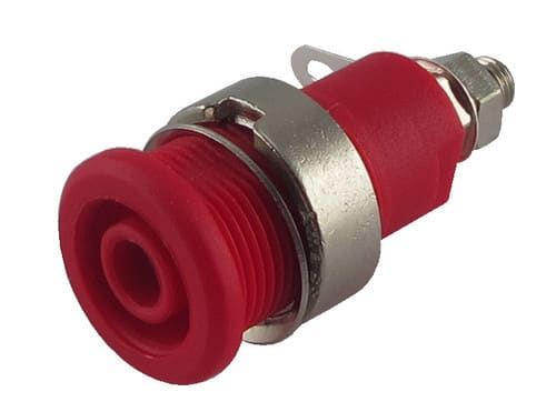 ALPHA ELETTRONICA SR ALP20-316-1 BOCCOLA COLORE ROSSO 4MM