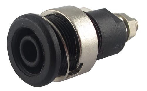 ALPHA ELETTRONICA SR ALP20-316-2 BOCCOLA COLORE NERO 4MM