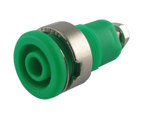 ALPHA ELETTRONICA SR ALP20-316-4 BOCCOLA COLORE VERDE 4MM