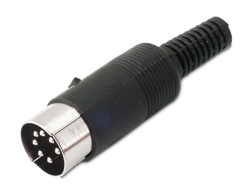 ALPHA ELETTRONICA SR ALP9-1 SPINA 7 POLI SCHERMATA DIN 45329