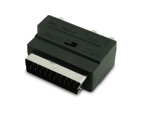 ALPHA ELETTRONICA SR ALP92-260 ADATT.IN/OUT SP SC21P/2SP RCA AUD-VI
