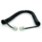 ALPHA ELETTRONICA SR - ALP94-765N CAVO SPIRAL.MODULARE 6P4C NERO 5MT SS