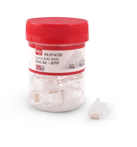 ALPHA ELETTRONICA SR ALP94-914/5B CONNETTORE RJ45 CAT.5E IN BARATTOLO