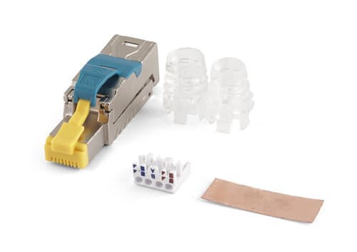 ALPHA ELETTRONICA SR ALP94-915/10 SPINA CAT6A SCHERMATA CH. A PRESSIONE
