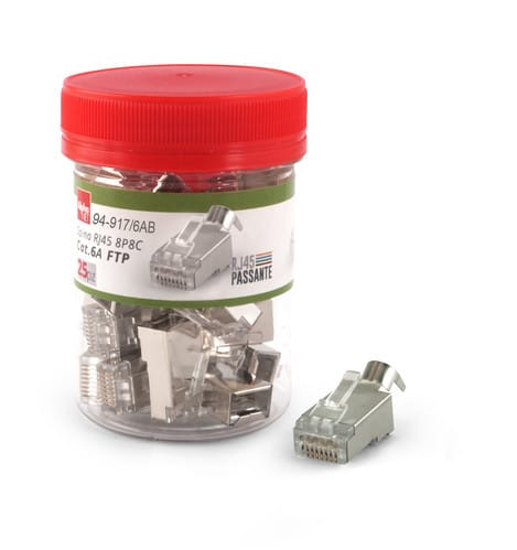 ALPHA ELETTRONICA SR ALP94-917/6AB CONNETTORERJ45 PASSANTE CAT.6A FTP AWG23