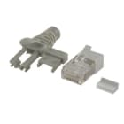ALPHA ELETTRONICA SR ALP94-919/1 SP RJ45 8P8C CAT6A SCH.FL-SOL.CAPPUCCIO