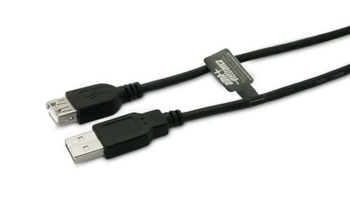 ALPHA ELETTRONICA SR ALP95-601/0018NB CAVO USB2 M/F TIPO A 1.8M NERO POLYBAG