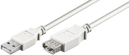 ALPHA ELETTRONICA SR ALP95-601/5WB CAVO USB2 M/F TIPO A 5M BIANCO POLYBAG