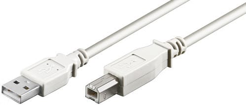 ALPHA ELETTRONICA SR ALP95-602WB CAVO USB2 M/M TIPO A A TIPO B 1.8M BI...