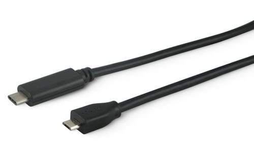 ALPHA ELETTRONICA SR ALP95-686/1NB CAVO USB2 M/M TIPO C A TIPO MICRO-B 1...