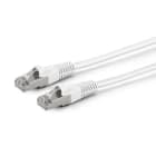 ALPHA ELETTRONICA SR - ALP95-701/01WB Network patch cord cable in Copper Cat.5e White F/UTP 1m