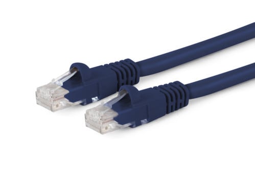 ALPHA ELETTRONICA SR ALP95-708/01BLB CAVO PATCH CAT6 1M U/UTP BLU CU PB